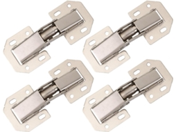 Conjunto De 4 Dobradiças Reforçadas E Ocultas Para Portas Armários