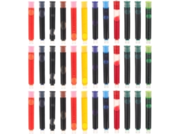 240 Refis De Tinta Para Caneta Tinteiro, 12 Cores De, Substituíveis De 3, 4 Mm Casa, Escola E Escritório.