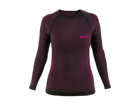 Camisola LAND Veleta W Black-Fucsia L