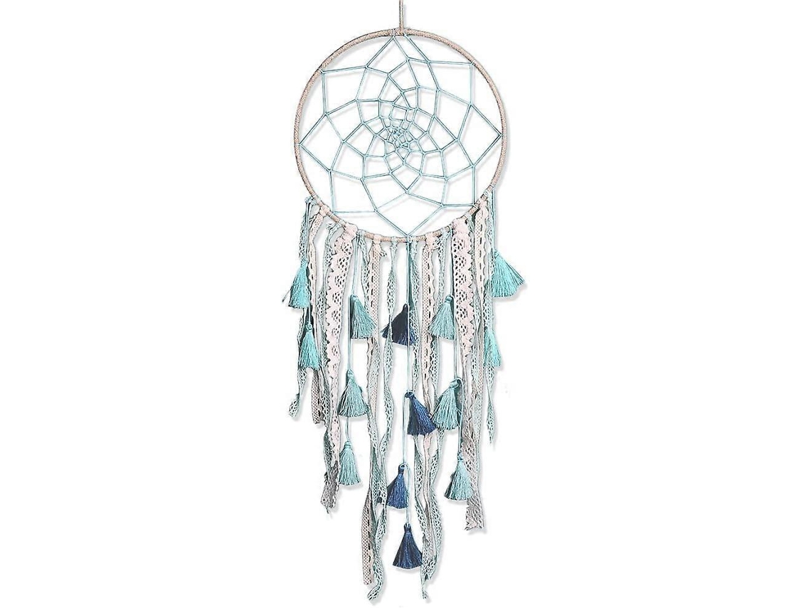 Apanhador de sonhos feito à mão, decoração de parede em macramê boêmio, apanhador de sonhos em mandala Slowmoose