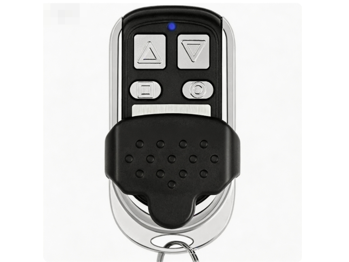 Controle Remoto Universal Sem Fio De Quatro Botões Para Portas De Garagem, Persianas E Portas Retráteis.
