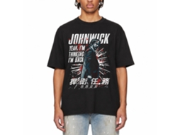 Rockinstone John Wick I'm Thinking I'm Back Black Adult T-shirt Size:xxl