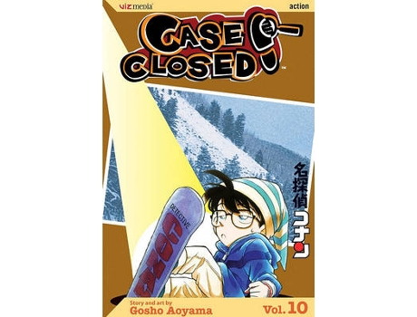 Livro case closed, vol. 10 de gosho aoyama (inglês)
