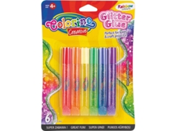 Cola COLORINO com Brilhantes Arco-Iris 6 Cores