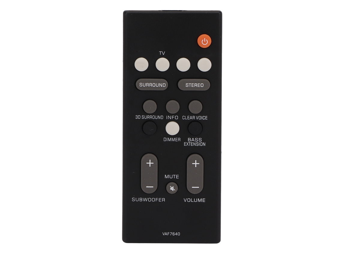 Aetheria controle Remoto Substituto para Soundbar Vaf7640 Vaf76400 Ats 1080 Ats1080 Yas 108 Yas108