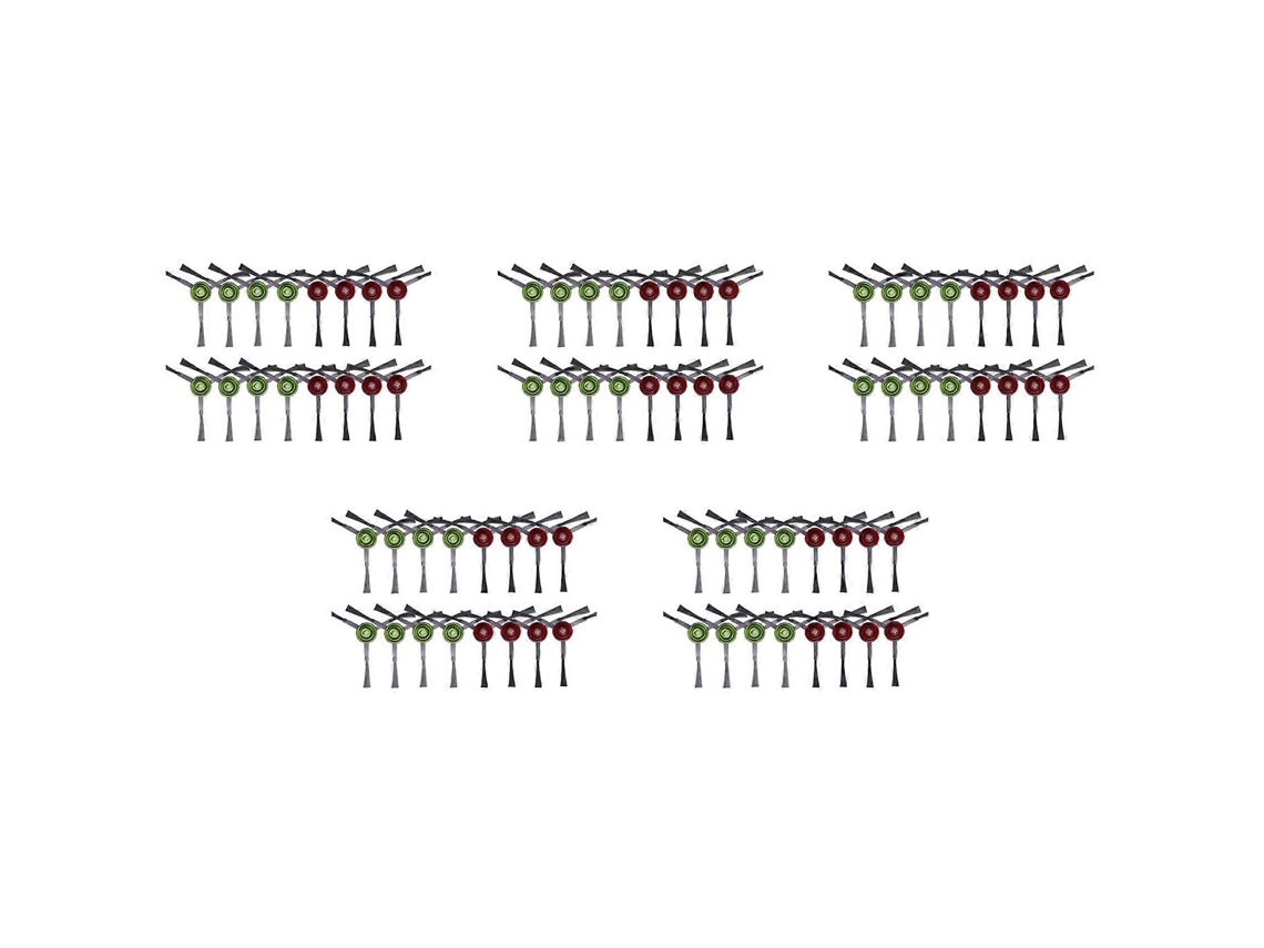 Conjunto De 80 Escovas Laterais Para Aspirador Robô Ecovac Deebot Ozmo T9 T9 Aivi /t8 Max T8 Power T8 Aivi /n8 Pro_ptg