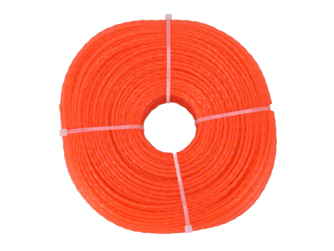 Fio de Nylon CHABERLU 2,4 Mm, 120 M, Laranja para Aparador de Grama Husqvarna