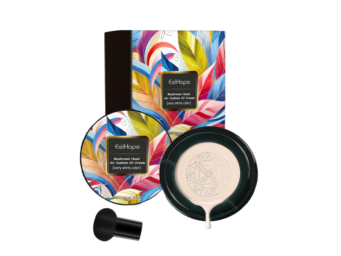 Travesseiro Cabeça Cogumelo Branco Ivory
