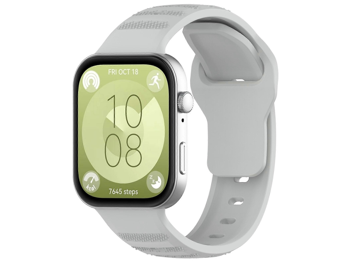 Pulseira Esportiva De Silicone Com Textura De Bolinhas Onduladas Para Huawei Watch Fit 3