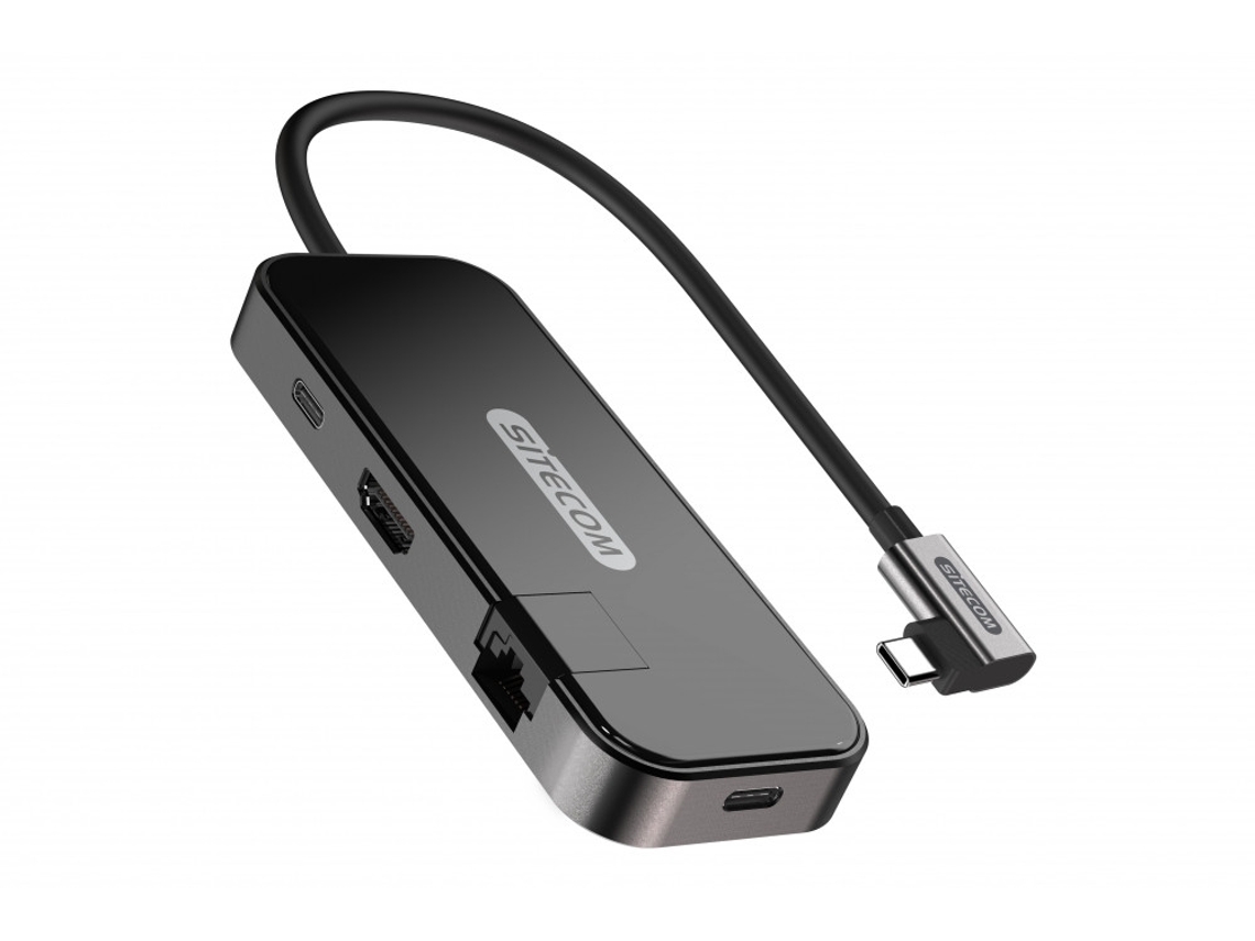 Base para laptop SITECOM Cn-394 e replicador de porta USB 3.2 Gen 2 3.1 Gen 2 Type-C preto