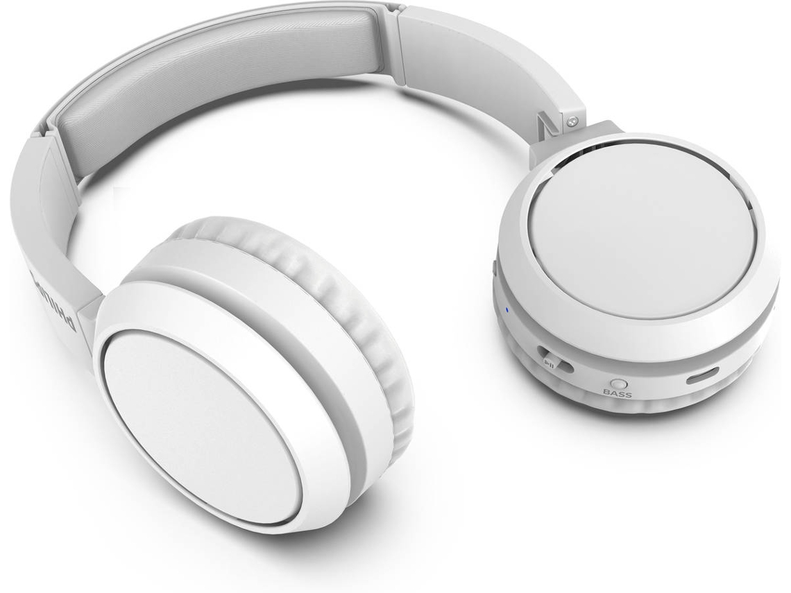 Auscultadores Bluetooth PHILIPS Tah4205Wt (On Ear - Microfone - Branco)