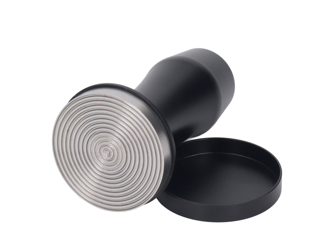 Pisador de Café Calibrado com Base de Aço Inoxidável e Mola Liga de Alumínio 53 Thread Bottom | S/MARCA