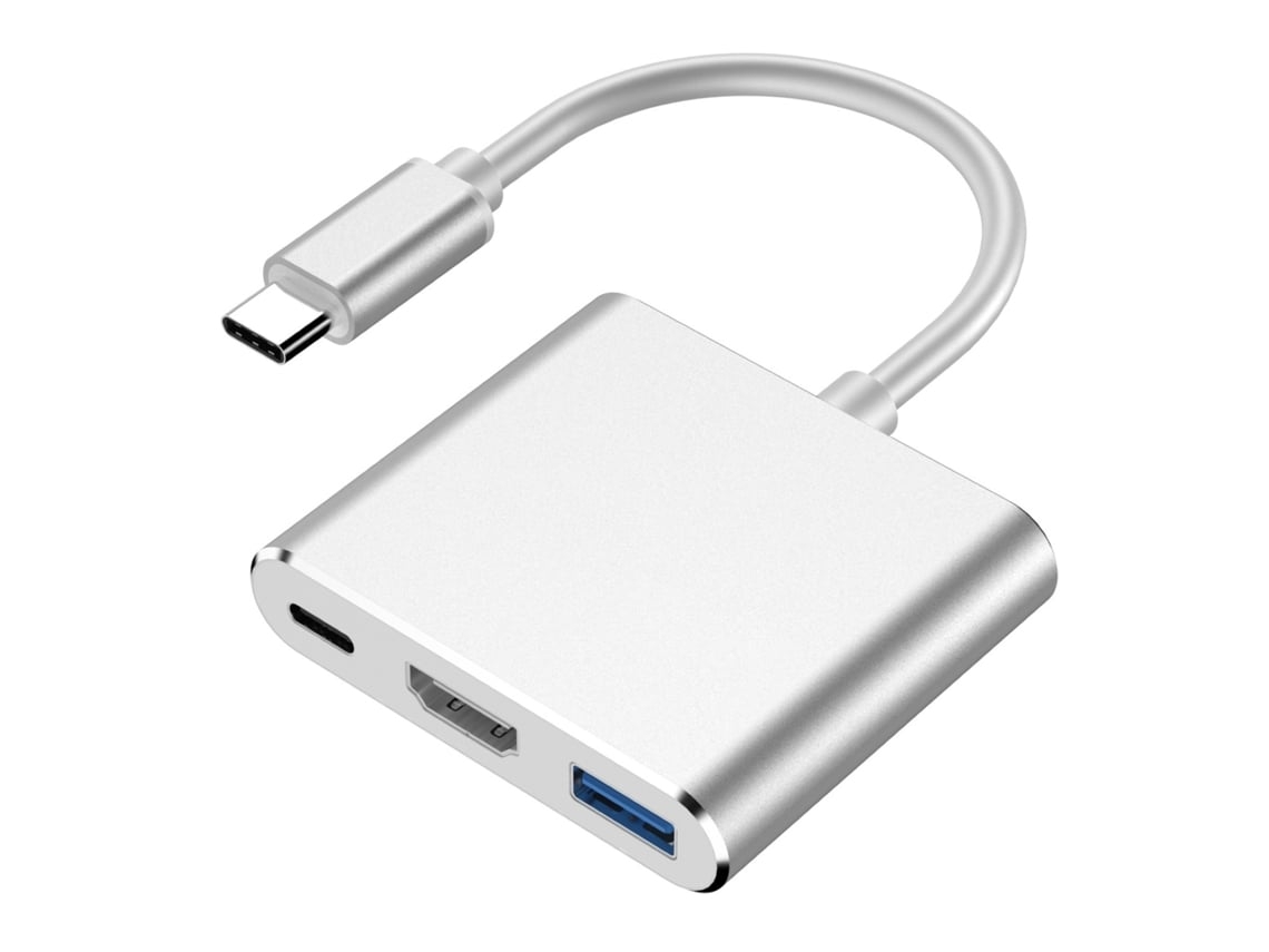 Conversor De Transmissão De Cabo De Alta Resolução Plug Play Usb3.1 Tipo-c Para Usb3.0 Compatível Com Hdmi Tipo-c Cabo Adaptador2*