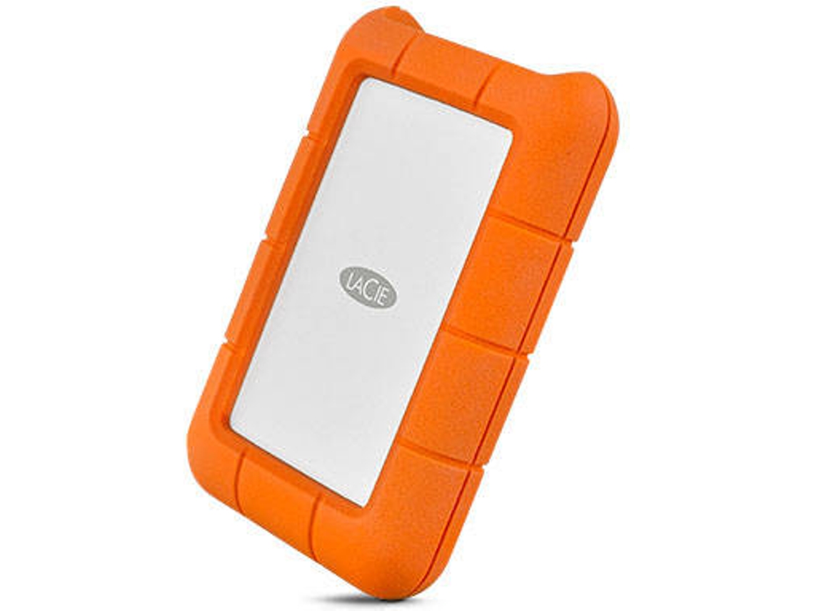 Disco HDD externo LACIE Rugged USB-C (1 TB - USB 3.1)