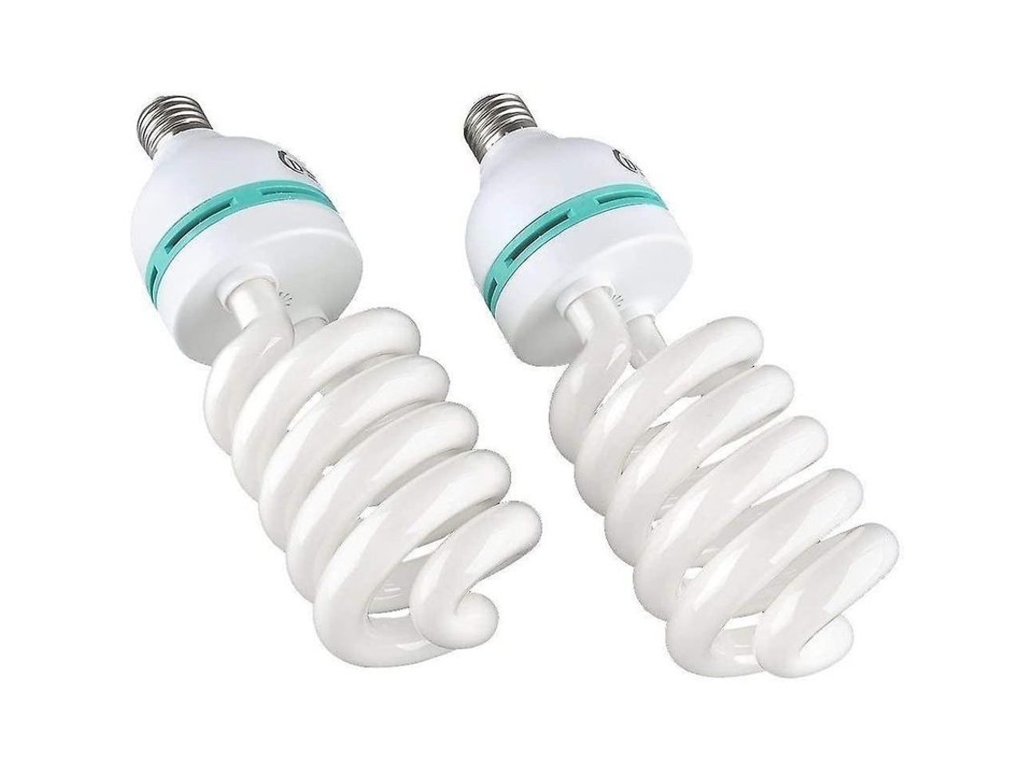 Conjunto De 2 Lâmpadas De Luz Do Dia E27 135w 5500k Para Estúdio De Fotografia E Vídeo 220v