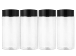Pote De Vidro Lurelia 300ml Em Pet Núcleos Sortidas, Transparente, Descartável