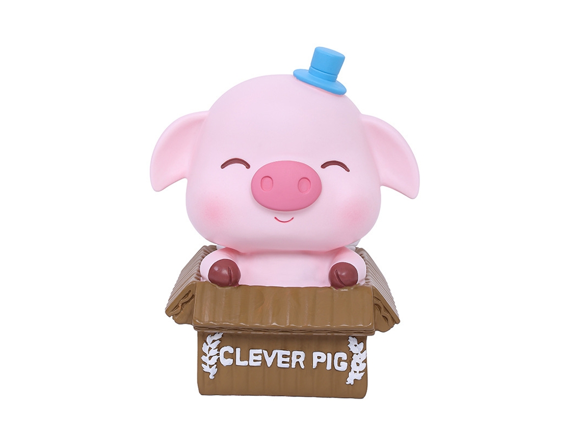 Cofrinho Grande E Fofo Em Formato De Porquinho Desenho Animado Pvc Durável Adorável Para Crianças, Perfeito Presentes Guardar Di Aquaforge
