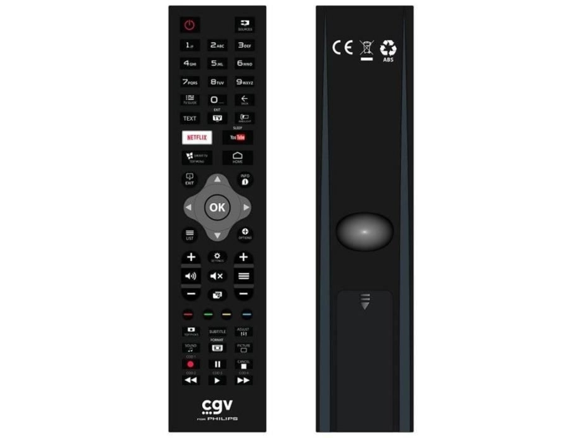 Controle Remoto De Substituição Cgv Fidelio Philips Para Televisores Philips Sem Programação Pronto Para Uso