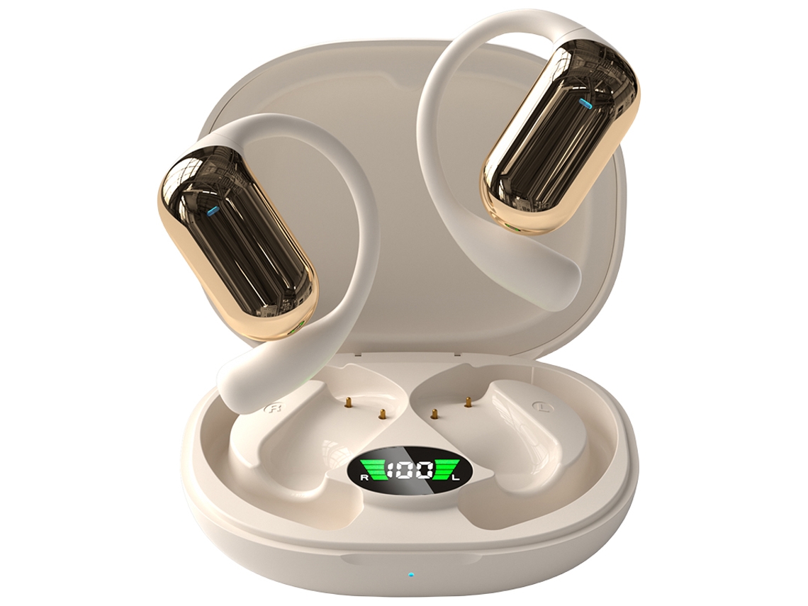 Fones De Ouvido Bluetooth Sem Fio (cáqui), Chamadas Nítidas E De Longa Duração, Compatíveis Com Iphone E Android.