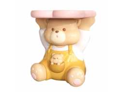 Bandeja Urso Resina Armazenagem Decoração