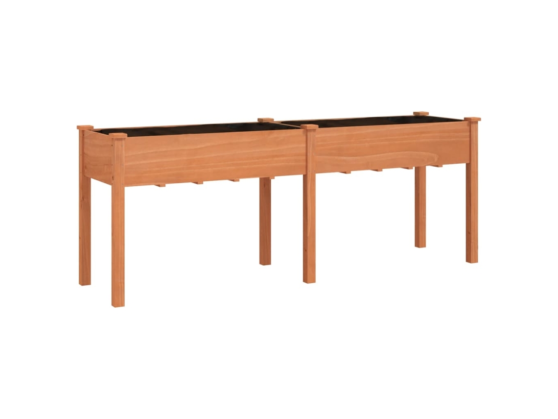 Planter, Planters Vidaxl Marrom Madeira (203 X 53 X 76 Cm)