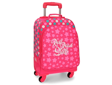 Mochila com Rodas ROLL ROAD Stars 4 Rodas (44x32x21cm)
