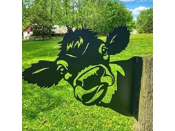 Decoración De Metal Para Jardín, Arte Colgante De Granja, Decoración De Cerca Al Aire Libre, Regalo Para Papá Y Abuelo