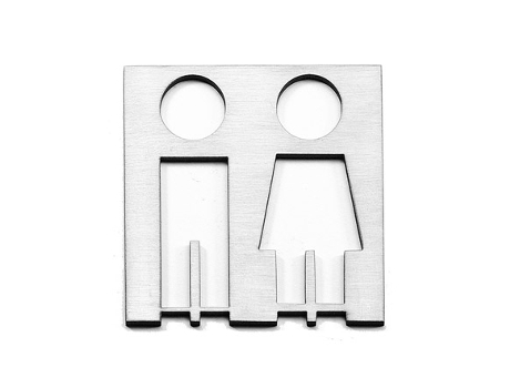 Placa Icono ESTAMP Inox 100 Mm