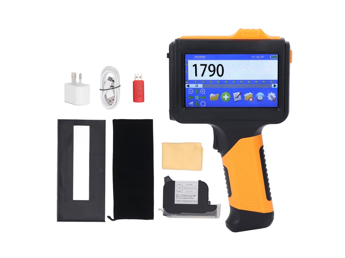 Impressora Portátil Bluetooth Tinta Código Qr Data Au