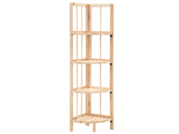 Corner Shelf, Corner Shelves Vidaxl Bege Madeira