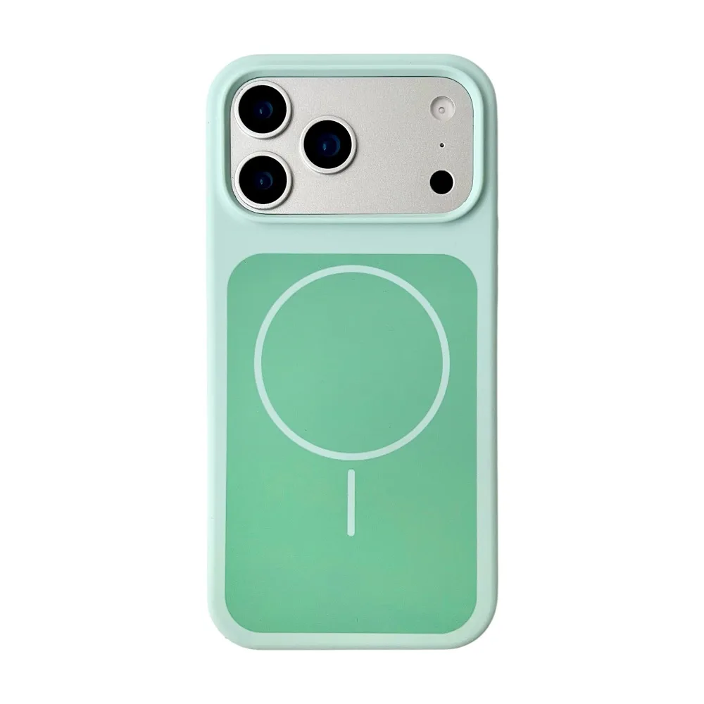 (verde, Iphone 17) Capa Magsafe À Prova De Choque Para Iphone, Em Silicone Líquido Com Toque Suave.