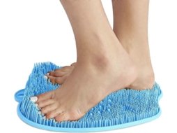 Massageador De Pés Para Chuveiro - Melhora A Circulação E Reduz Dor Nos Antiderrapante Com Ventosas (azul)
