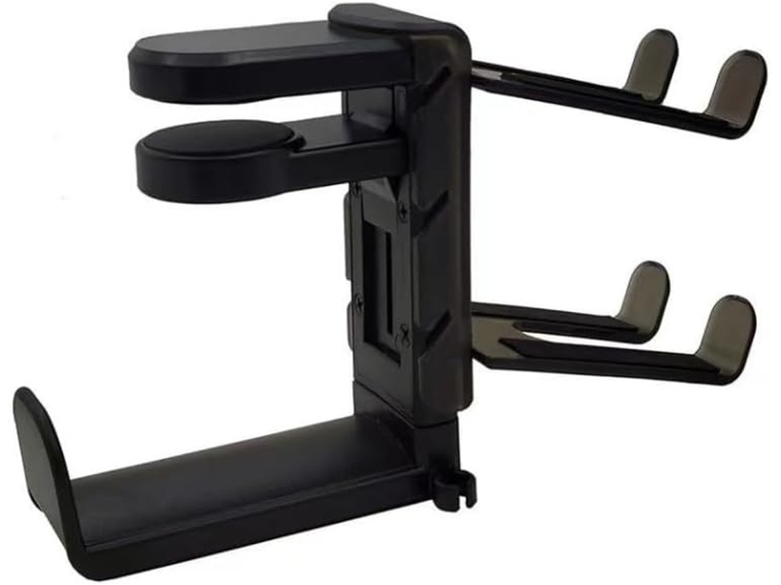 Lurelia Clipe De Ecrã Para Headset, Organizador De Auscultadores, Clipe Para Monitor, Preto