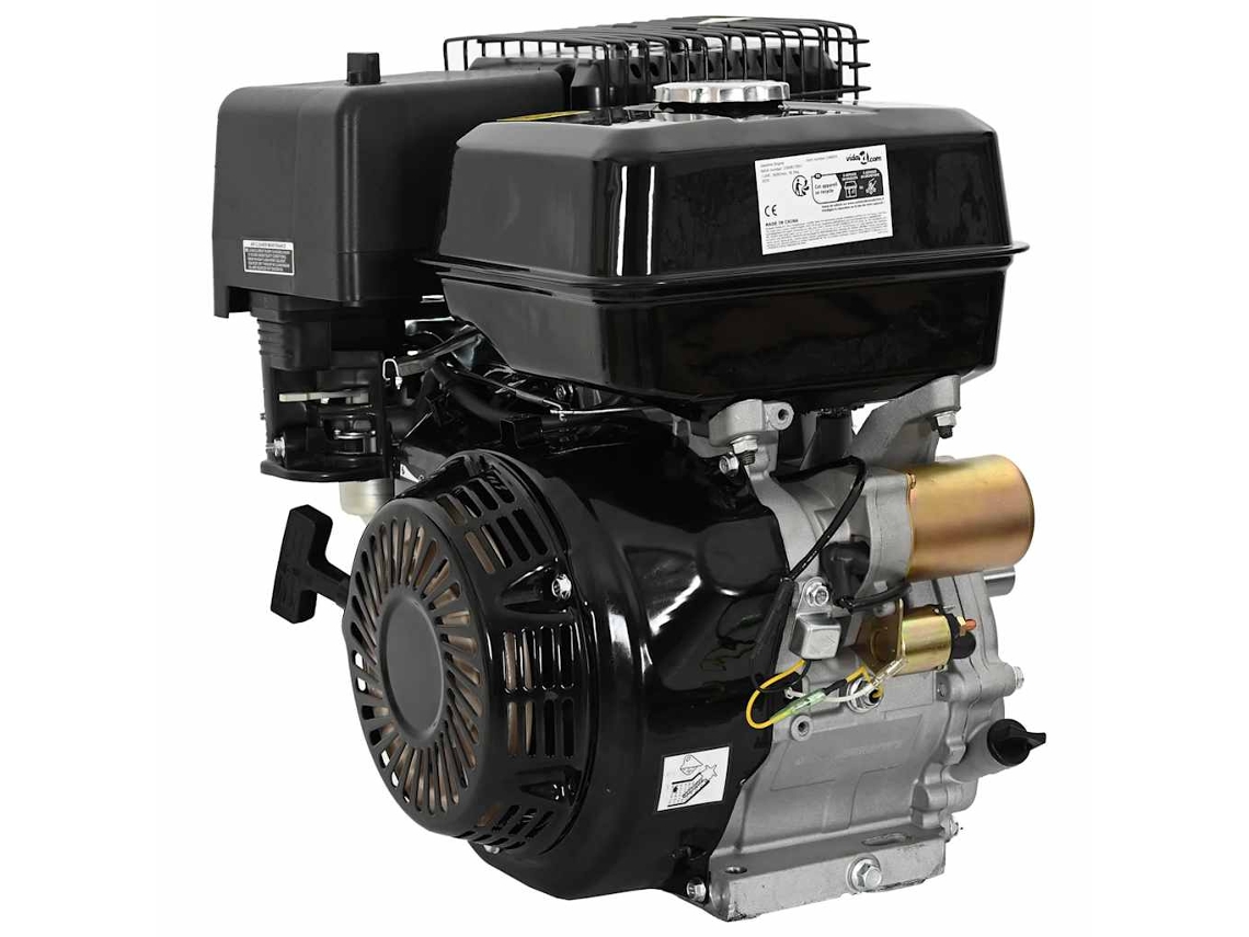 Vidaxl Motor A Gasolina 15 Cv 11 Kw Preto