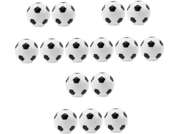 Conjunto De 15 Bolas Futebol Com Cabo, Pomo Para Bola De Futebol, Cabo Para Taco De Futebol, Abs Preto