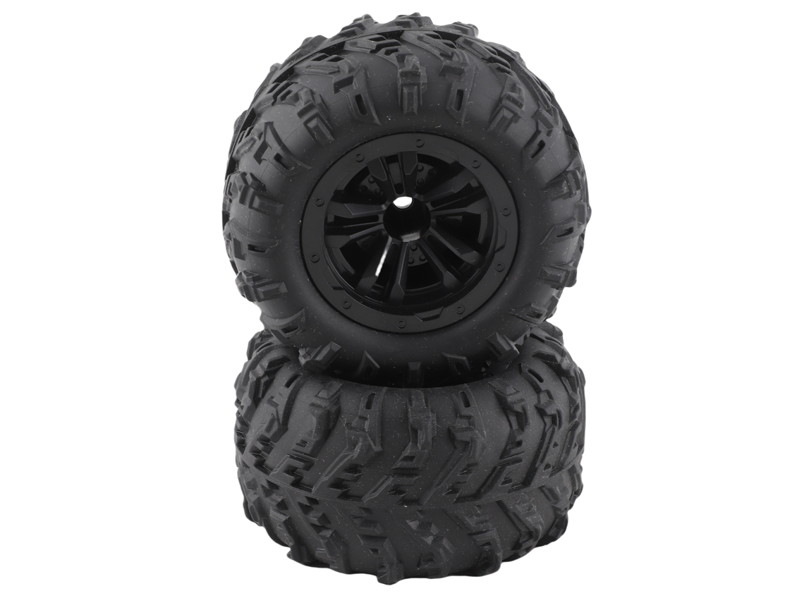 Mali pneus de Carro Rc 2 Peças 85mm Largura 47mm Adaptador Hex 12mm para Scy 16101 16102 Carro Rc 1/16