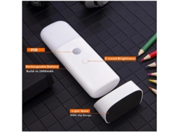 Luz Presença Sensor Yizhood Recarregável Usb Sem Fios Branco