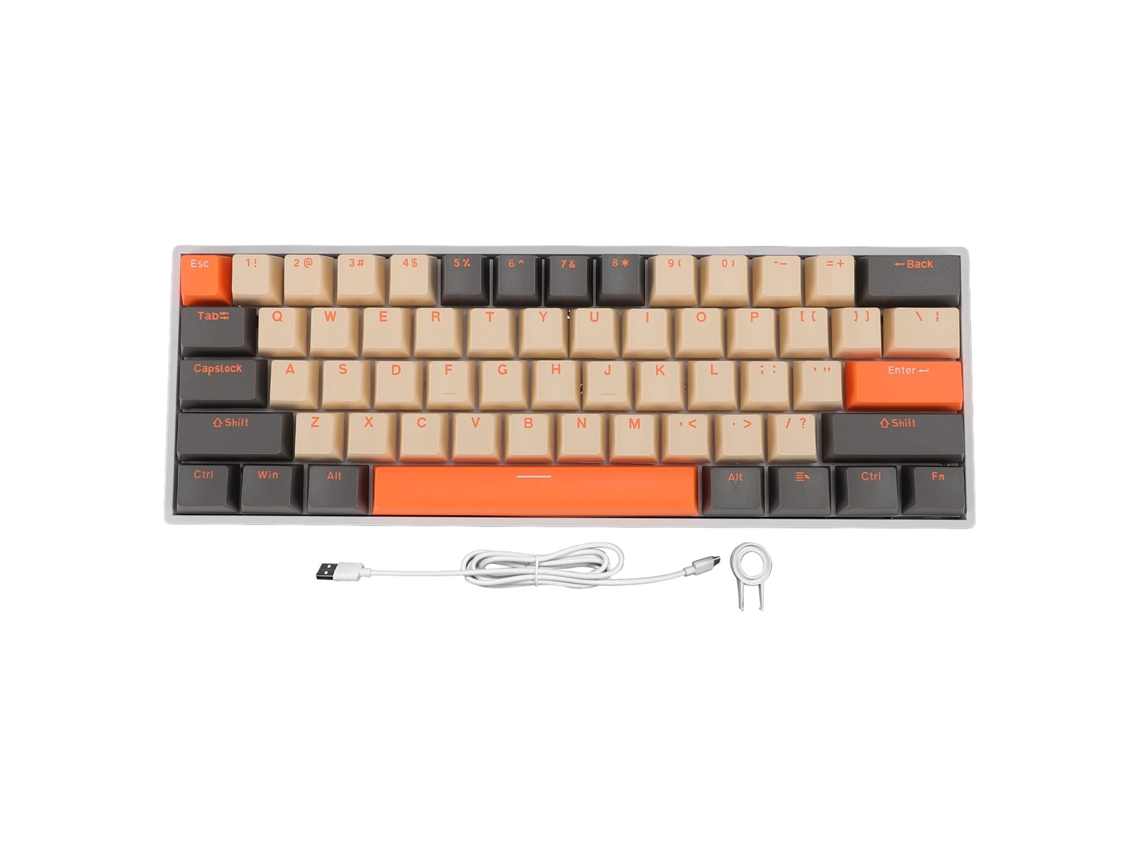 Teclado Bluetooth Ultra Fino LAXISCREED com Layout Russo/Árabe e Chave de Tesoura