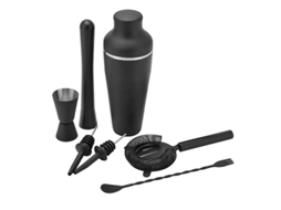 Kit De Barman Com Coqueteleira E Acessórios - Conjunto De Bar / Conjunto De Coquetéis
