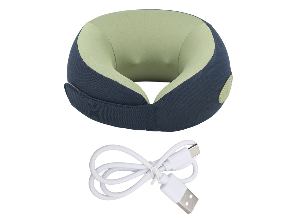 Massager de Pescoço Sem Fio com Aquecimento Azul
