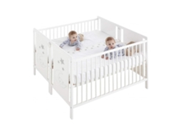 Berço Indi Twin Para Gémeos (2 Berços) + Kit Twin Para Unir Os Dois Berços