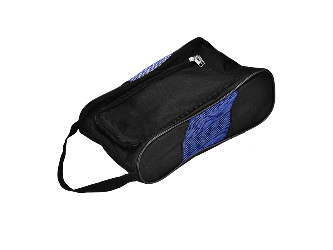 Bolsa Portátil para Sapatos de Golfe Respirável com Armazenamento Preto Azul S/MARCA