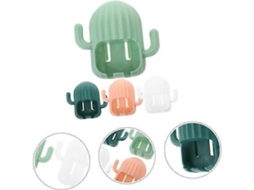 Conjunto De 8 Escovas De Dentes Elétricas Infantis, Com Suporte De Parede.