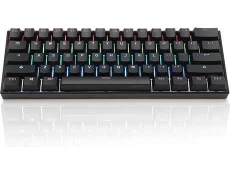Teclado Gaming ANNE Pro 2 (Membrana - Wireless - Inglês - Preto)
