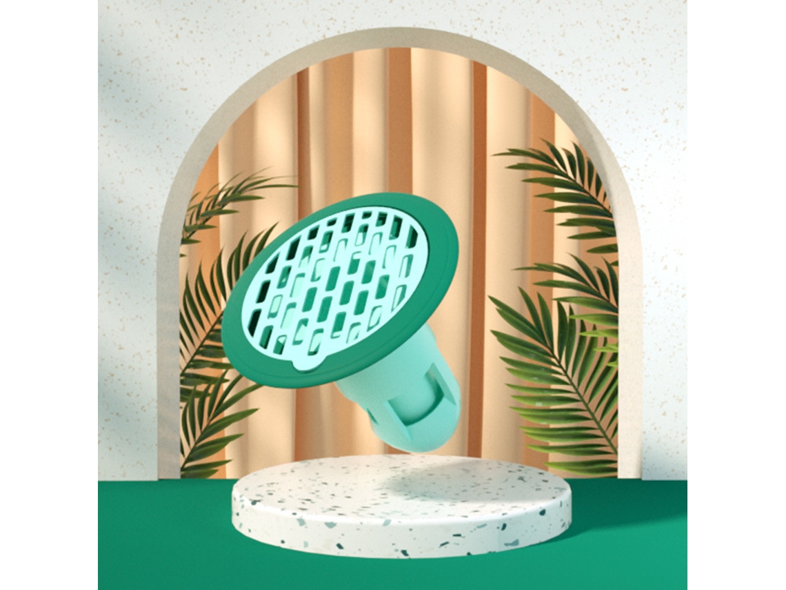 Kit com 4 Filtros Desodorizantes Verdes para Ralo de Banheiro, Vaso Sanitário e Piso. AQUAFORGE