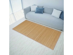 Vidaxl Tapete De Bambu 100x160 Cm Castanho