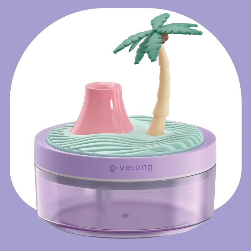 Umidificador Para Plantas Em Vasos, Com Luzes Coloridas E Entrada Usb.