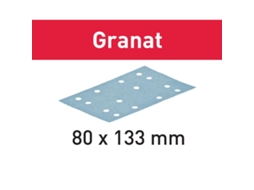 Folhas de Lixar Stf 80X133 Gr/50 Granat P60