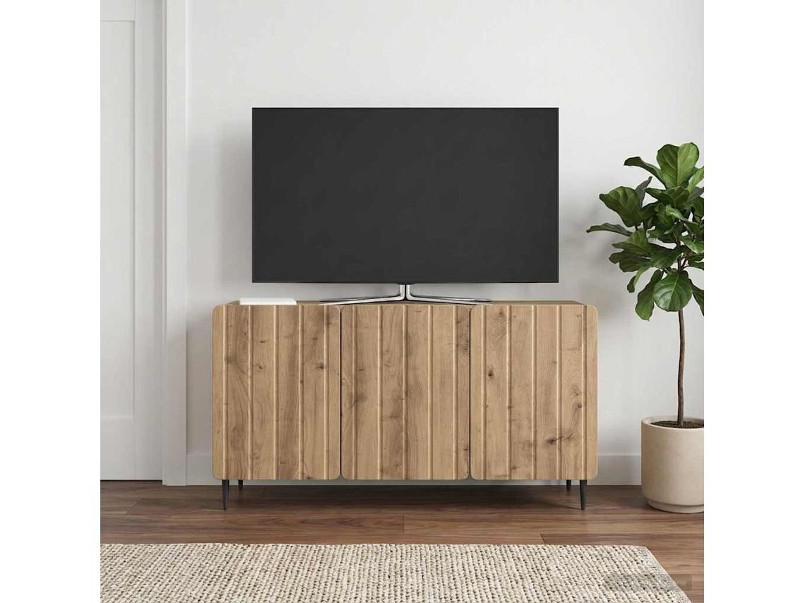 Vidaxl Gabinete Para Tv 99 X 34,5 X 52 Cm Carvalho Arttisan