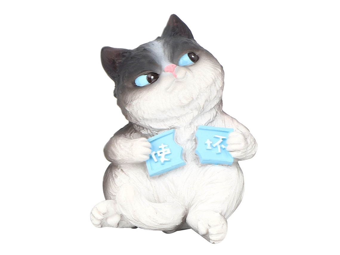 Modelo De Animal Gato Miniatura Para Decoração Presente